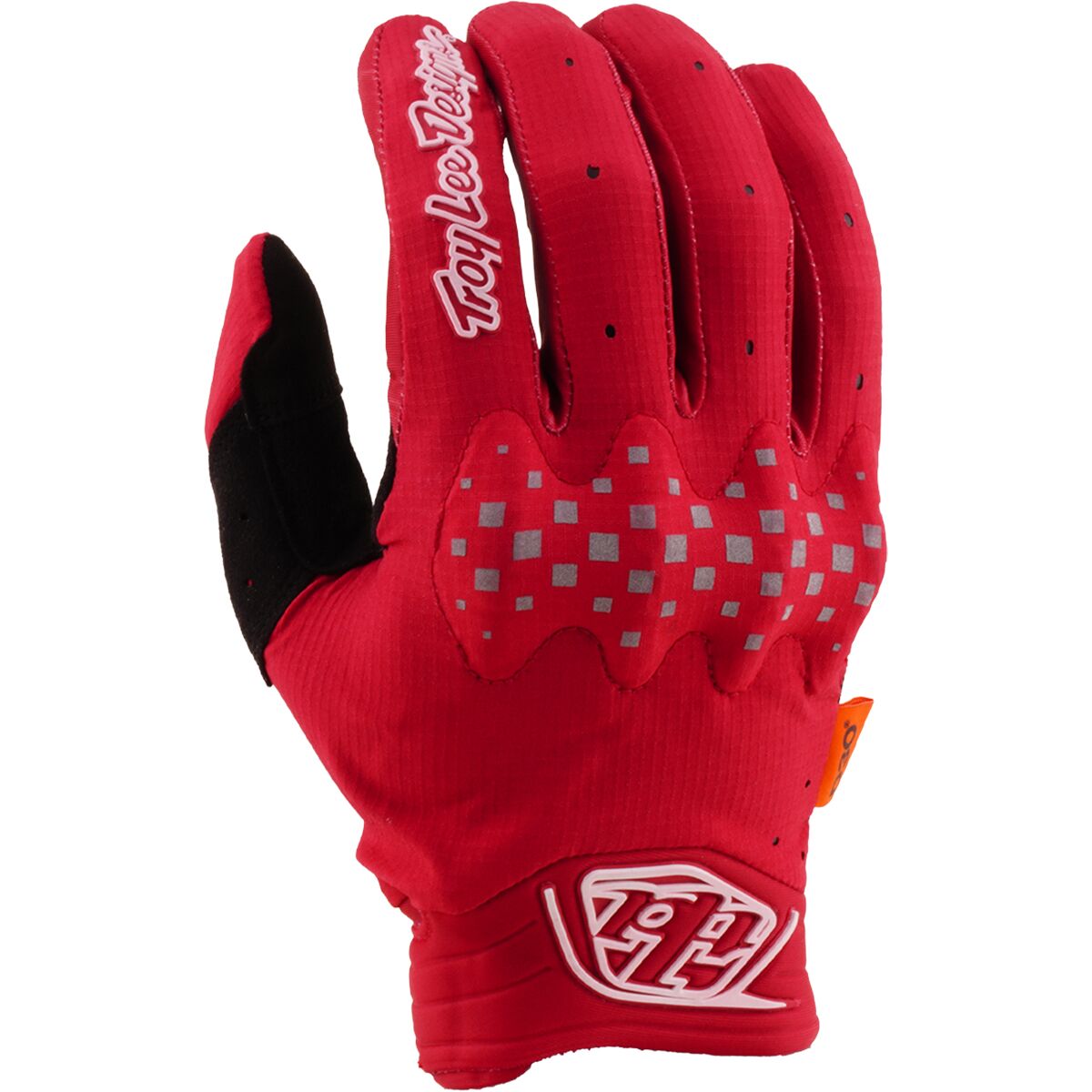 Image of Troy Lee Designs Gambit Glove - Men's Solid Scarlet Glo, L