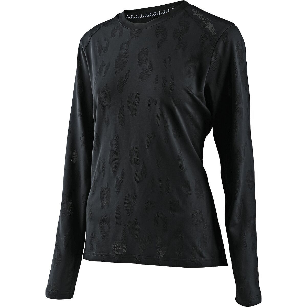 Troy Lee Designs Lilium Long-Sleeve Jersey - Women's Jacquard Black, XS