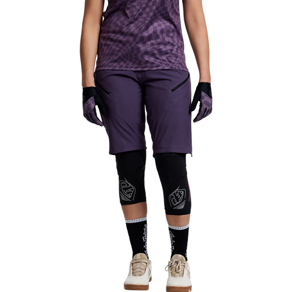 Image of Troy Lee Designs Lilium Short Shell - Women's Deep Purple, S