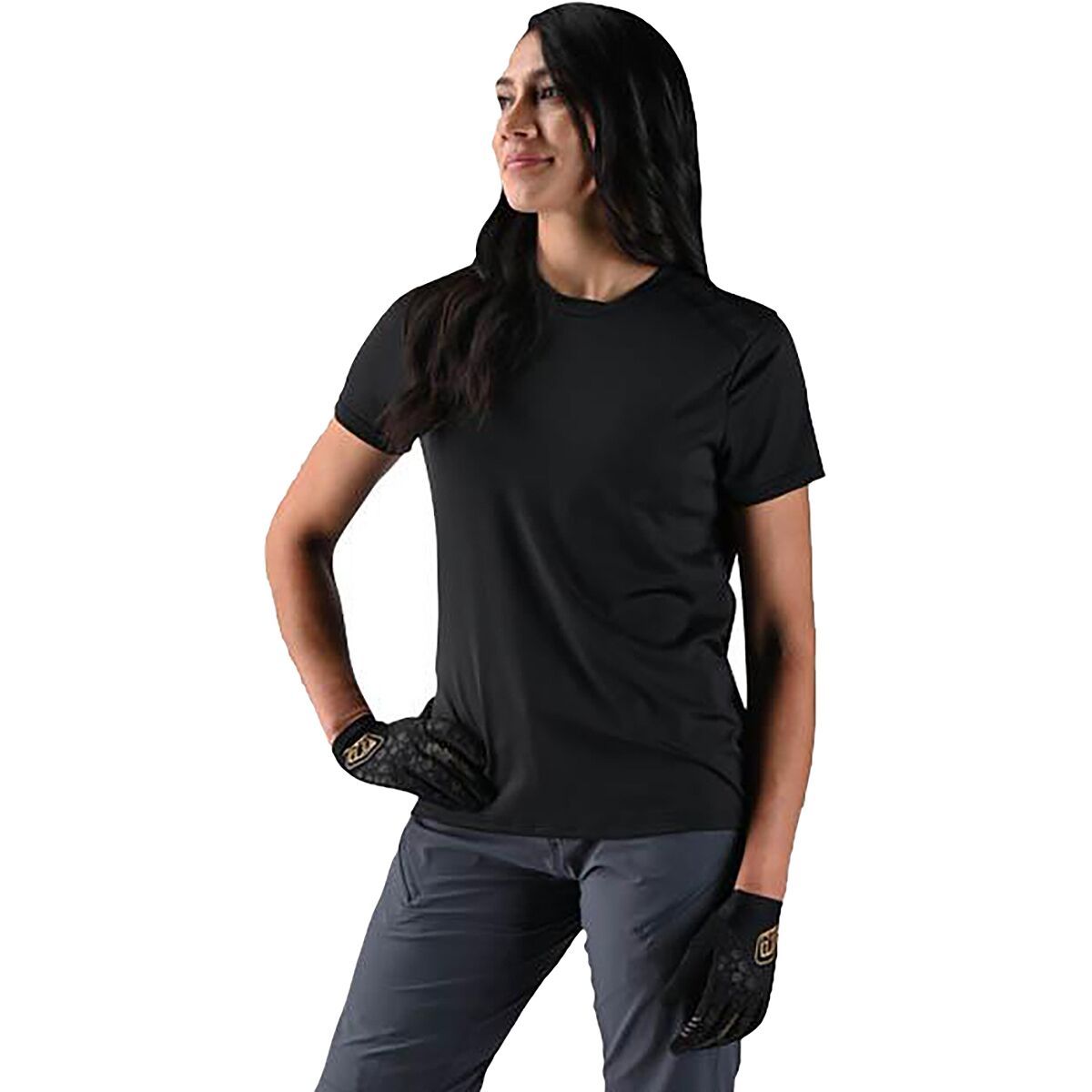 Troy Lee Designs Lilium Short-Sleeve Jersey - Women's Black, M