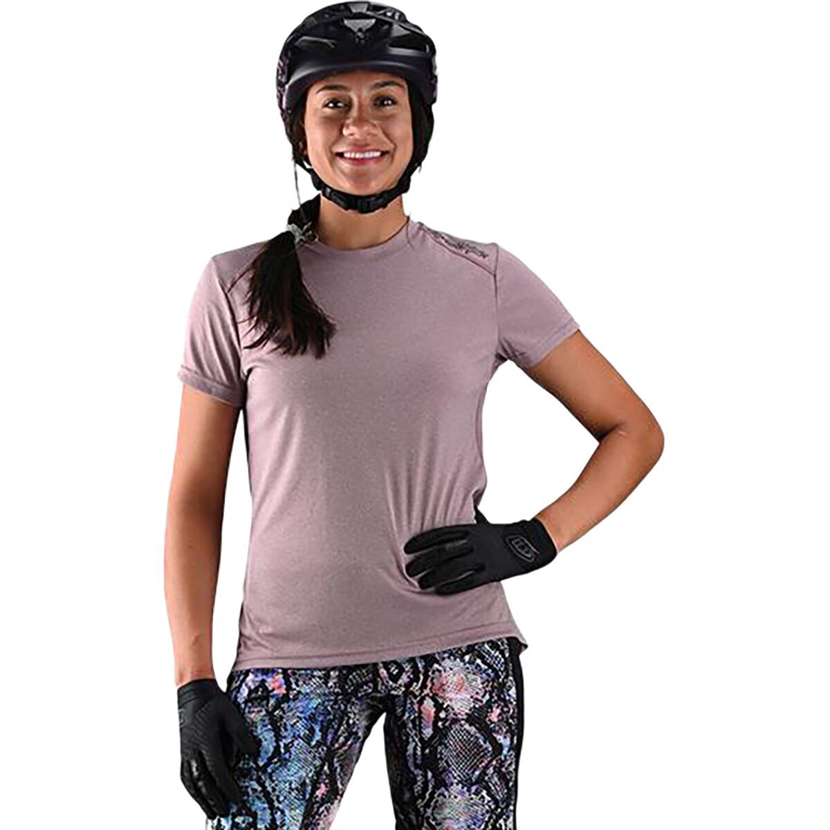 Troy Lee Designs Lilium Short-Sleeve Jersey - Women's Heather Ginger, L