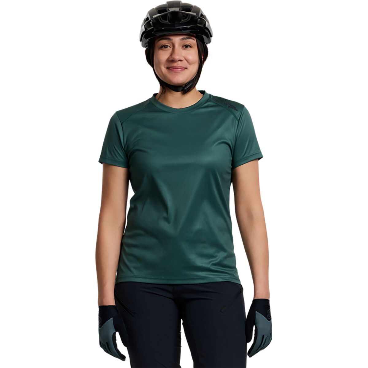 Image of Troy Lee Designs Lilium Short-Sleeve Jersey - Women's Mono Jade, L