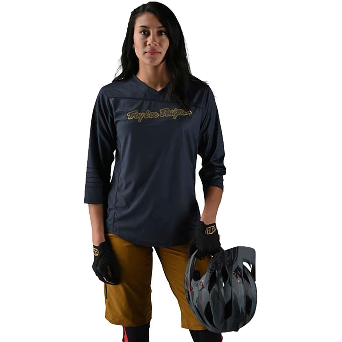 Troy Lee Designs Mischief 3/4-Sleeve Jersey - Women's Charcoal, L