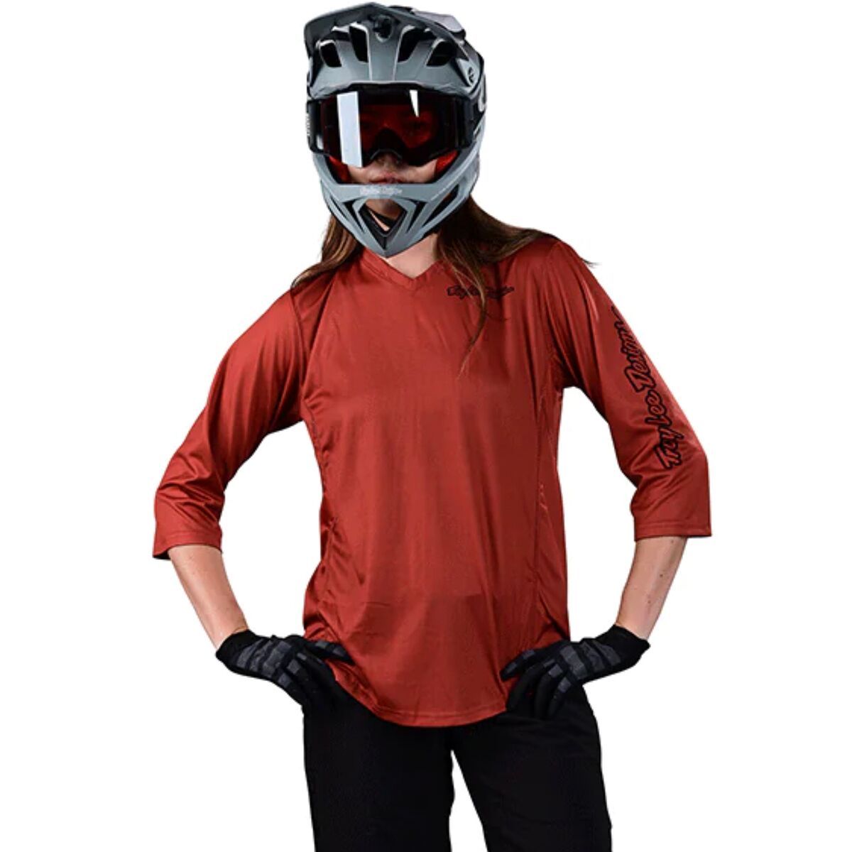Troy Lee Designs Mischief 3/4-Sleeve Jersey - Women's Henna, L