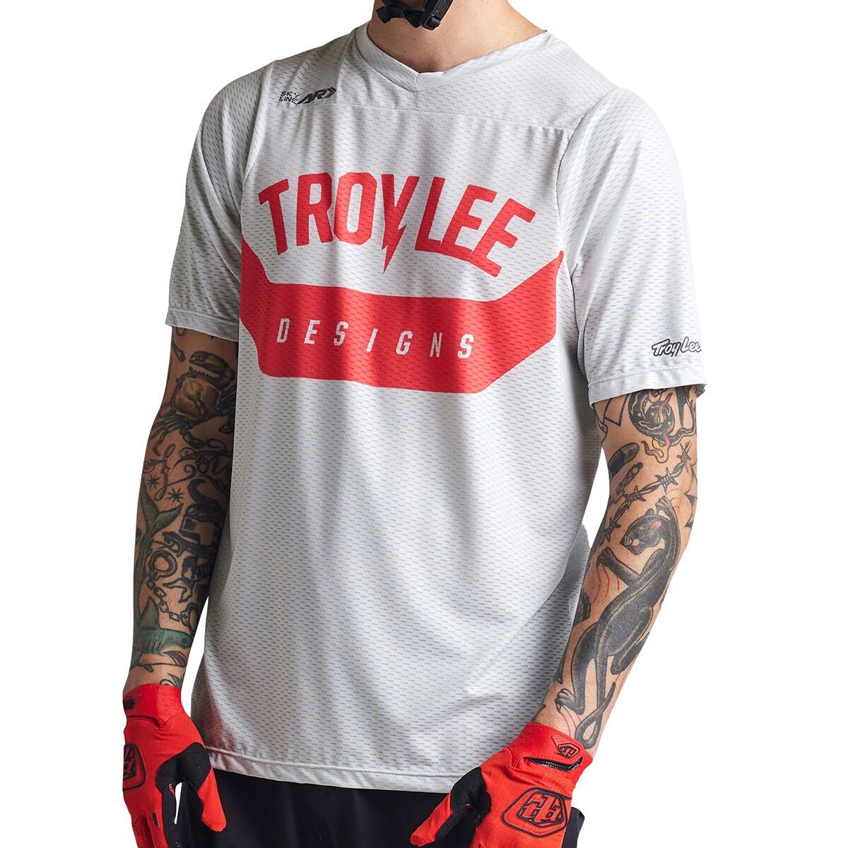 Image of Troy Lee Designs Skyline Air Jersey - Men's Aircore Cement, S