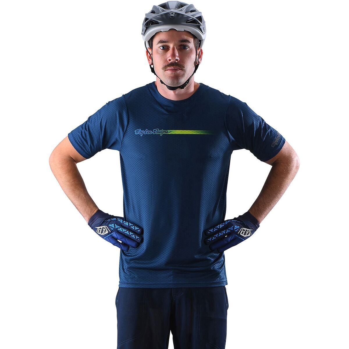 Troy Lee Designs Skyline Air Jersey - Men's Channel Dark Slate Blue, L