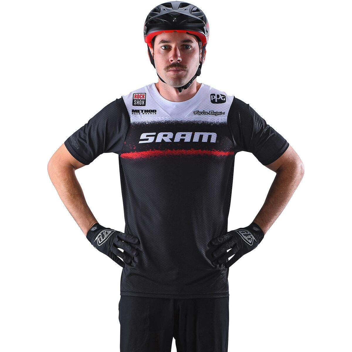 Troy Lee Designs Skyline Air Jersey - Men's Sram Roost Black, XXL