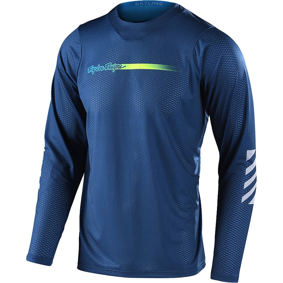 Troy Lee Designs Skyline Air Long-Sleeve Jersey - Men's Channel Dark Slate Blue, L
