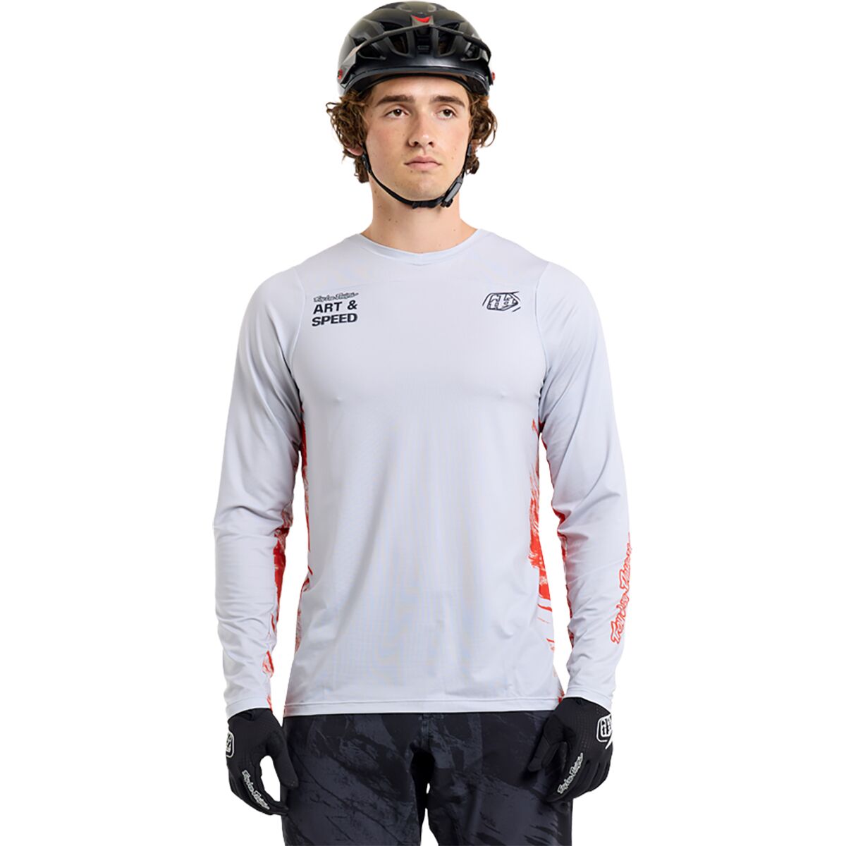 Image of Troy Lee Designs Skyline Long-Sleeve Jersey - Men's Elemental Limestone, XL