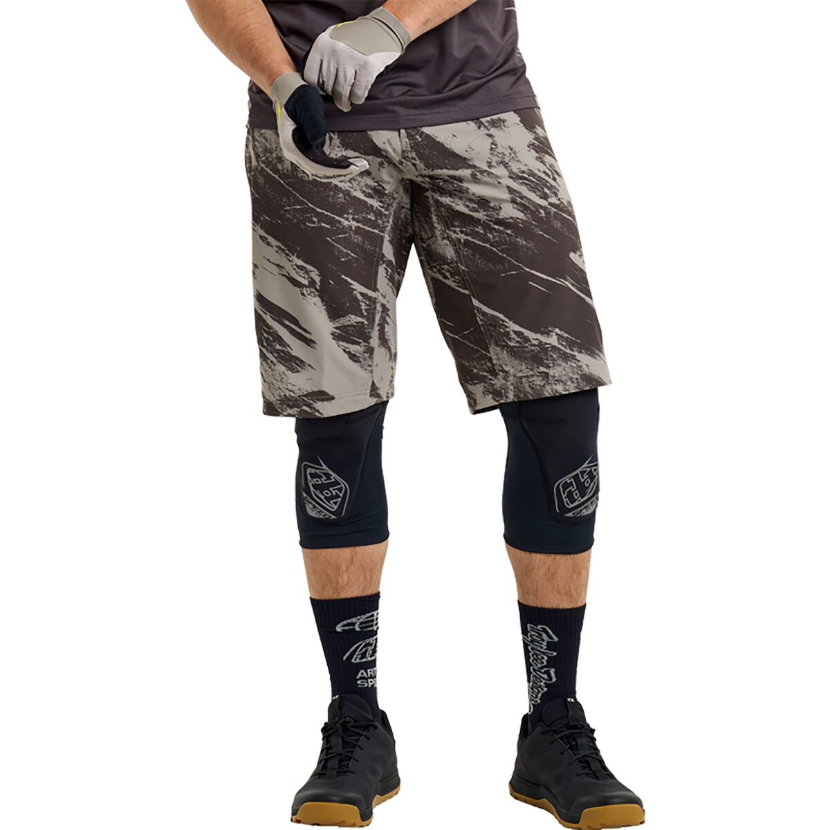 Image of Troy Lee Designs Skyline Short Shell - Men's Elemental Dark Earth, 30