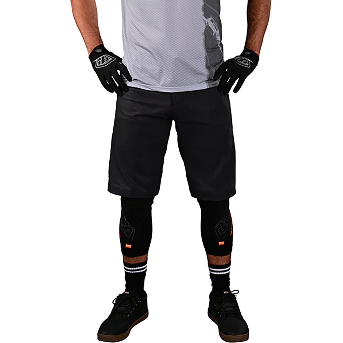 Image of Troy Lee Designs Skyline Short Shell - Men's Solid Black, 32