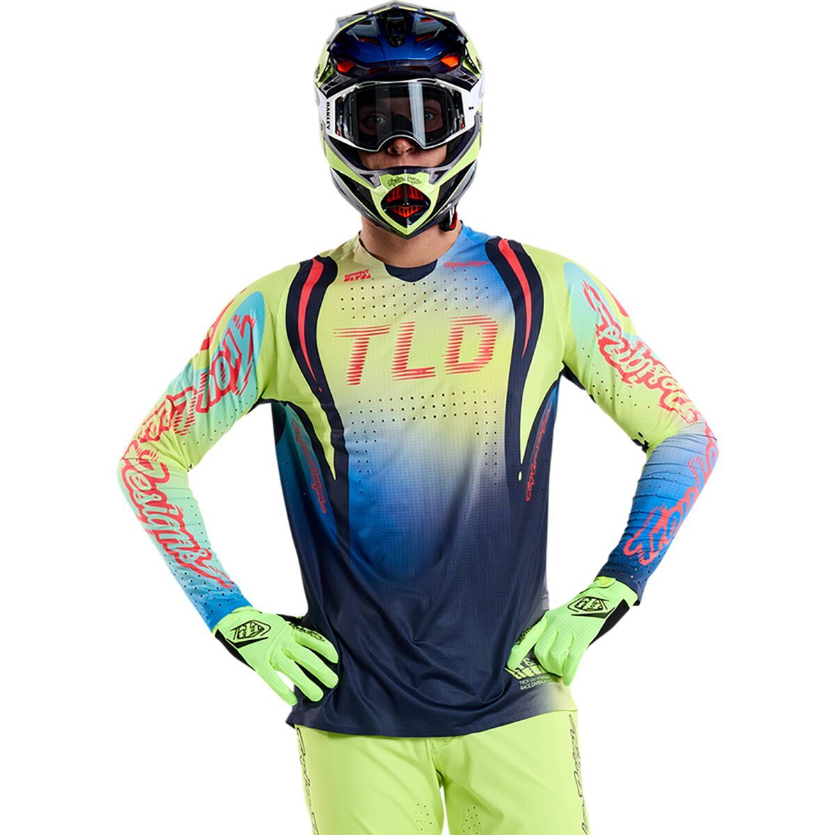 Image of Troy Lee Designs Sprint Ultra Jersey - Men's Drip Glo Yellow, XL