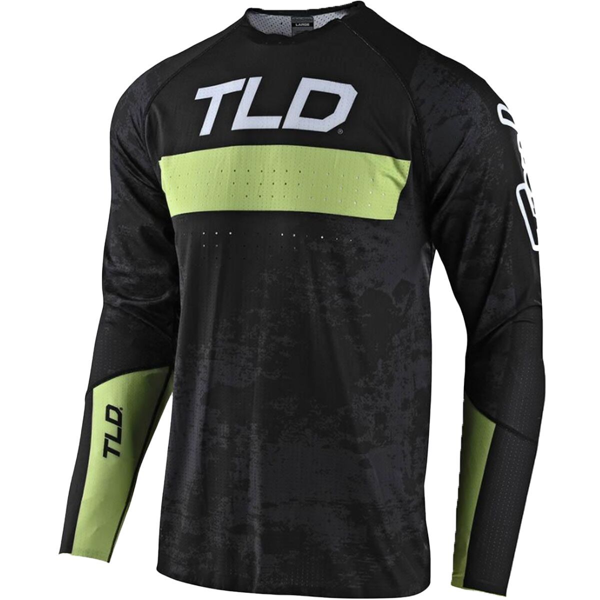 Troy Lee Designs Sprint Ultra Jersey - Men's Grime Black/Glo Green, L