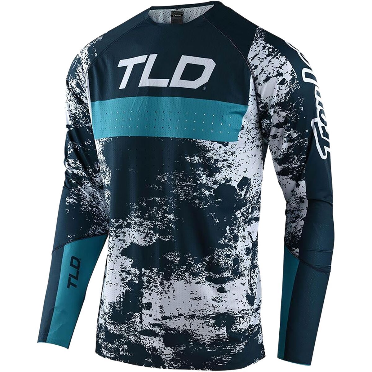 Troy Lee Designs Sprint Ultra Jersey - Men's Grime Marine/Blue Bird, S