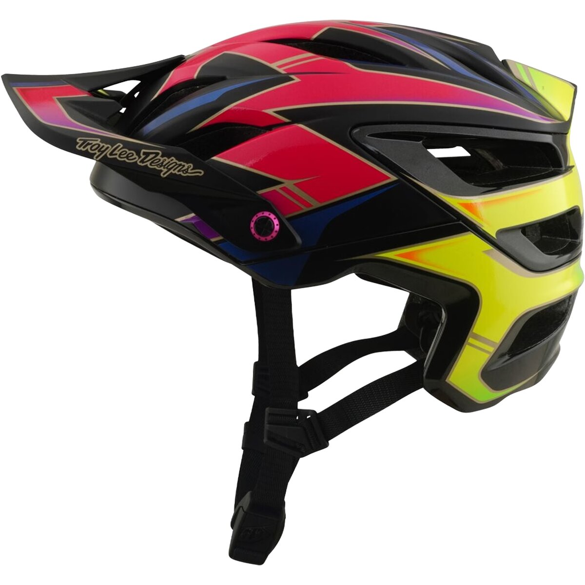 Image of Troy Lee Designs A3 Mips Helmet Electra Black, M/L