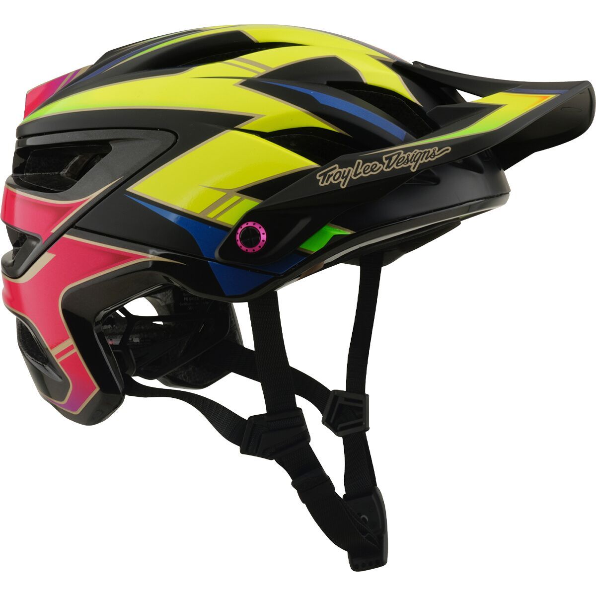 Image of Troy Lee Designs A3 Mips Helmet Electra Black, XS/S