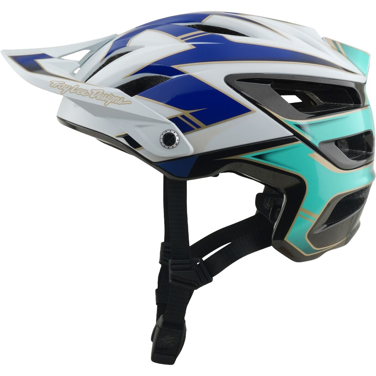 Image of Troy Lee Designs A3 Mips Helmet Electra White, XL/XXL