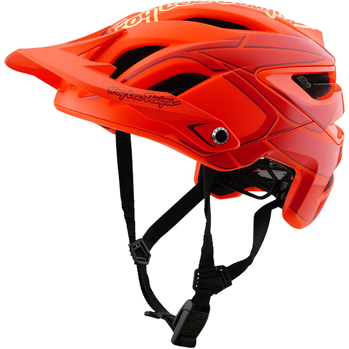 Image of Troy Lee Designs A3 Mips Helmet Ghostwing Red, XL/XXL
