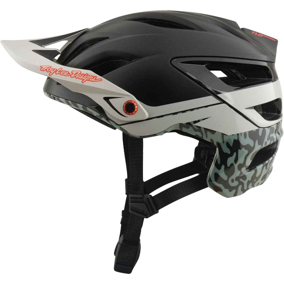 Image of Troy Lee Designs A3 Mips Helmet Halo Charcoal/Pumice, XL/XXL