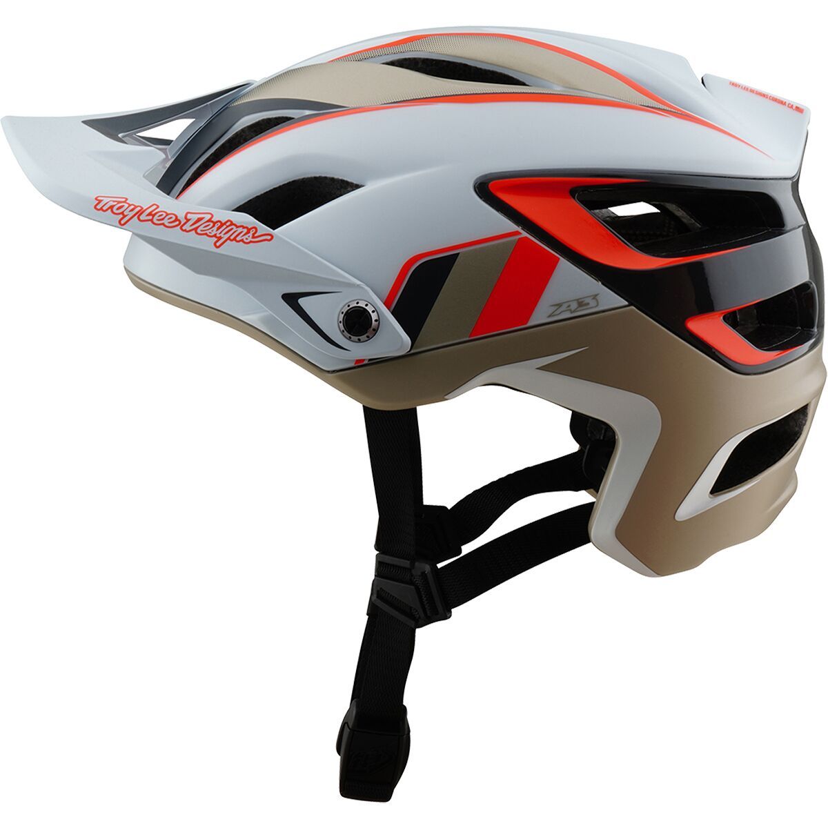 Image of Troy Lee Designs A3 Mips Helmet Intake White, XL/XXL