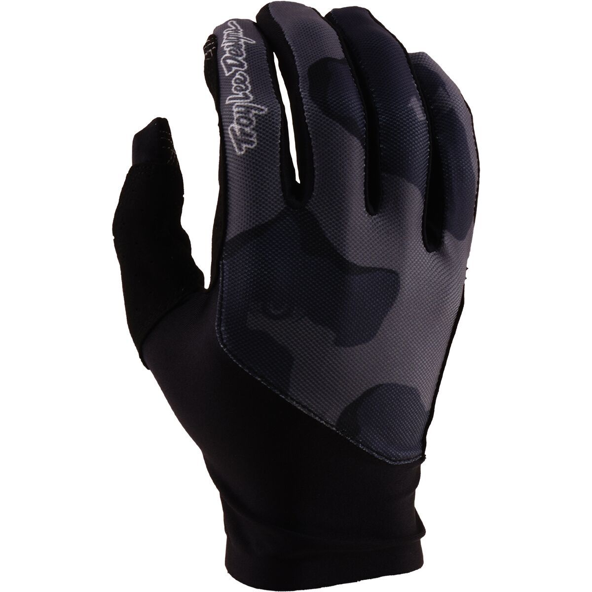 Image of Troy Lee Designs Flowline Glove - Men's Flow Camo Carbon, S