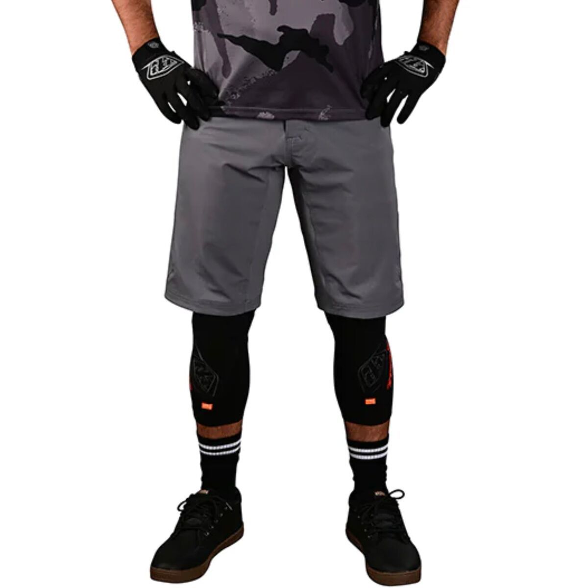 Image of Troy Lee Designs Flowline Short - Men's Charcoal/Black, 30