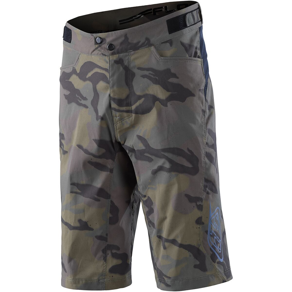Troy Lee Designs Flowline Short - Men's Spray Camo Army, 32