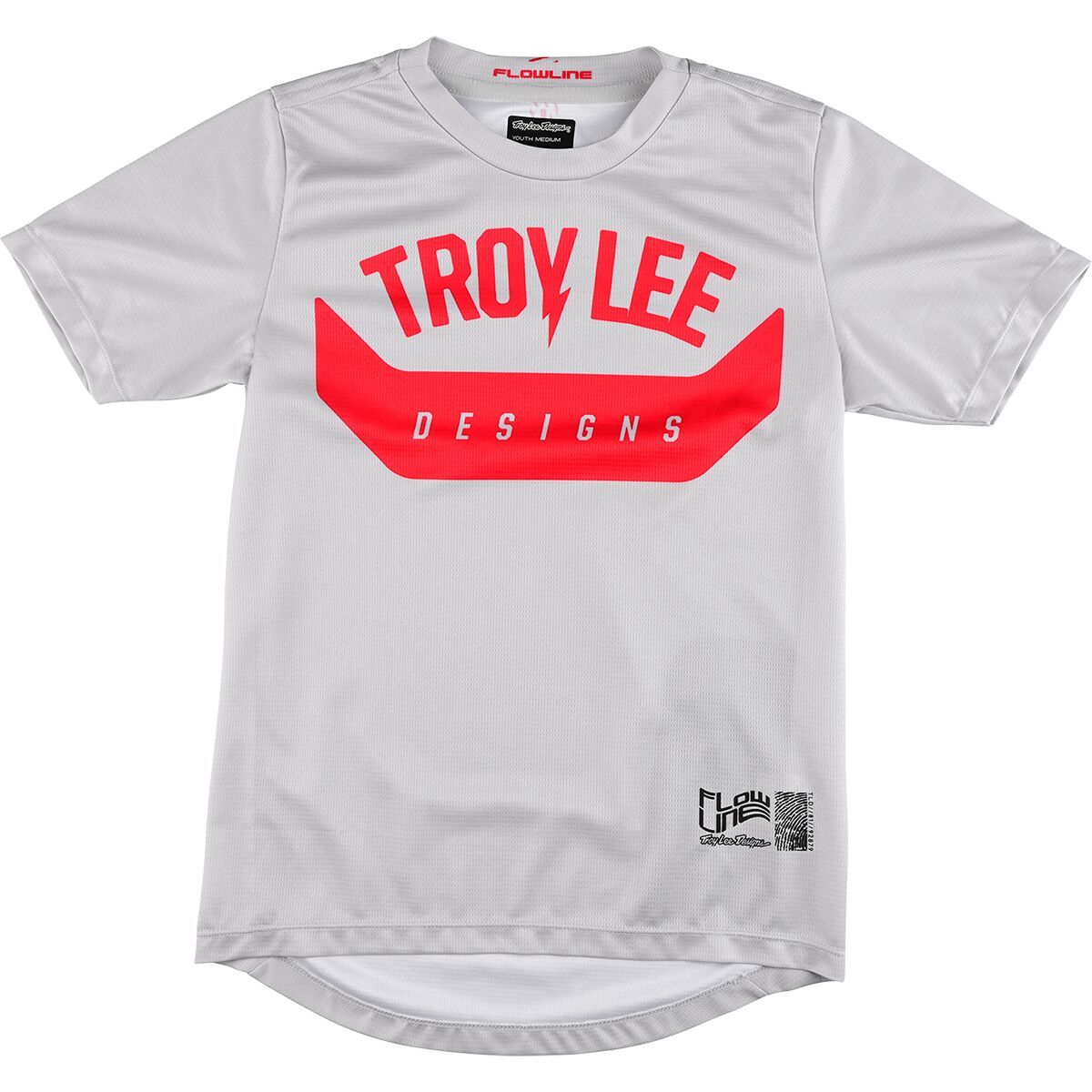 Troy Lee Designs Flowline Short-Sleeve Jersey - Boys' Aircore Cement, M