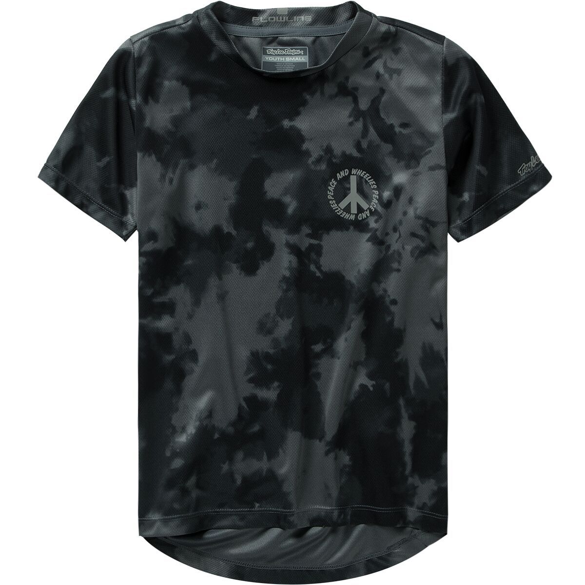 Troy Lee Designs Flowline Short-Sleeve Jersey - Boys' Plot Charcoal, S