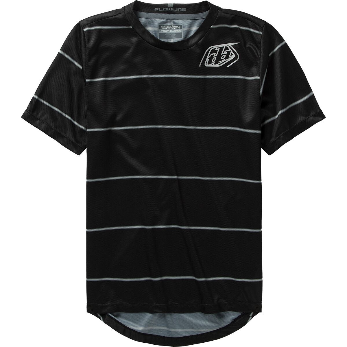 Troy Lee Designs Flowline Short-Sleeve Jersey - Boys' Revert Black, XS