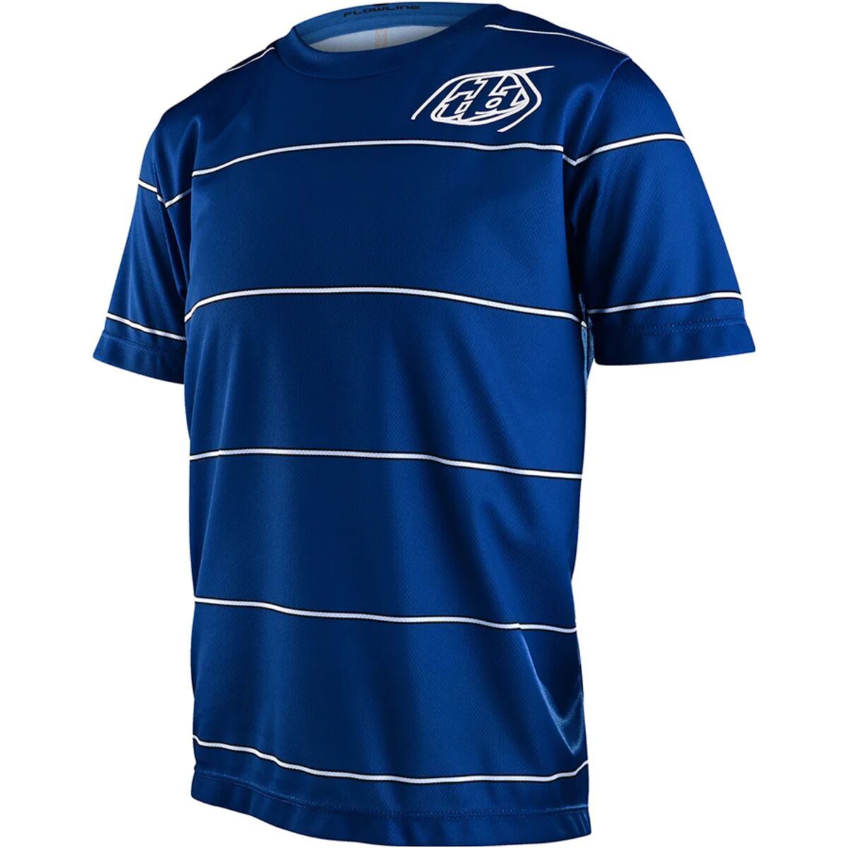 Image of Troy Lee Designs Flowline Short-Sleeve Jersey - Boys' True Blue, M