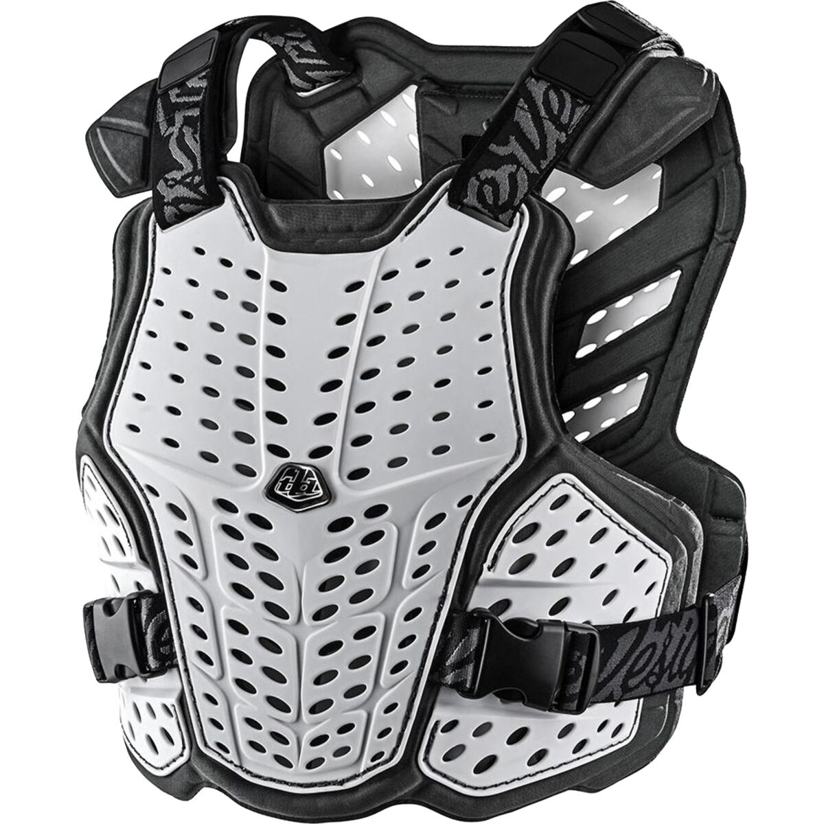 Image of Troy Lee Designs Rockfight Chest Protector White, Youth