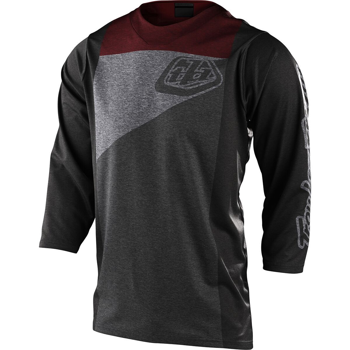 Troy Lee Designs Ruckus Jersey - Men's Tres Heather Gray/Brick, M