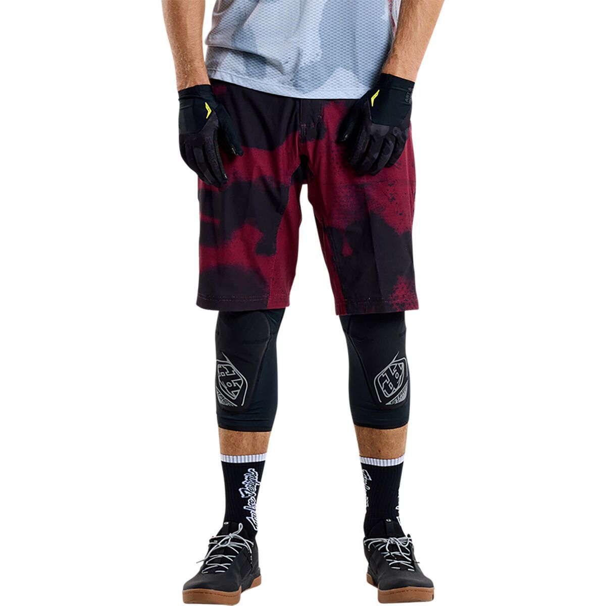 Image of Troy Lee Designs Skyline Air Short Shell - Men's Flared Oxblood, 30