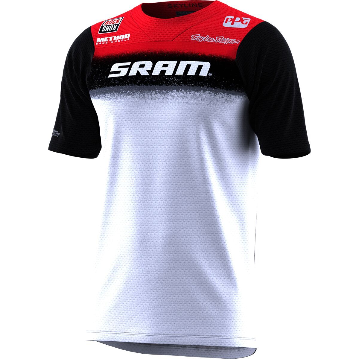 Troy Lee Designs Skyline Short-Sleeve Jersey - Men's Sram Roost White, S