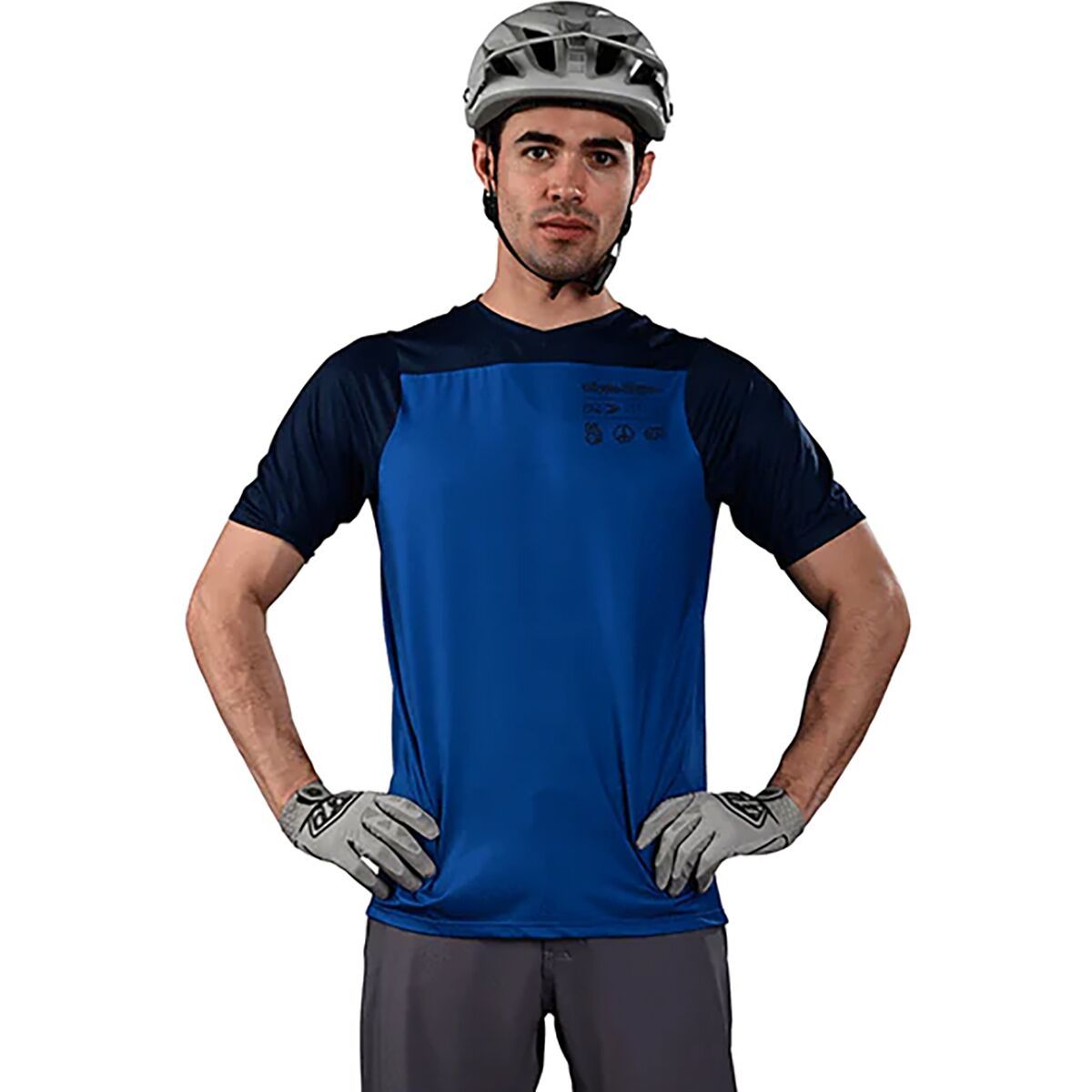 Troy Lee Designs Skyline Short-Sleeve Jersey - Men's True Blue, S