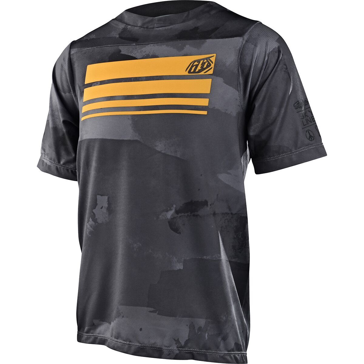 Troy Lee Designs Skyline Short-Sleeve Jersey - Boys' Charcoal, S