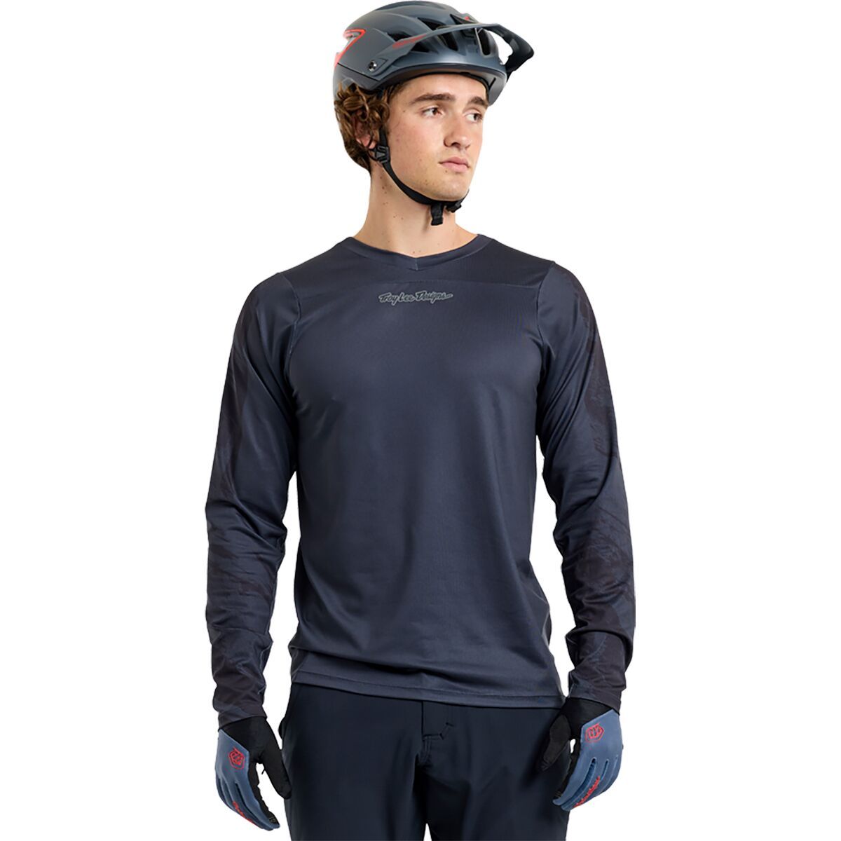 Image of Troy Lee Designs Skyline Chill Jersey - Men's Rockslide Obsidian, XL