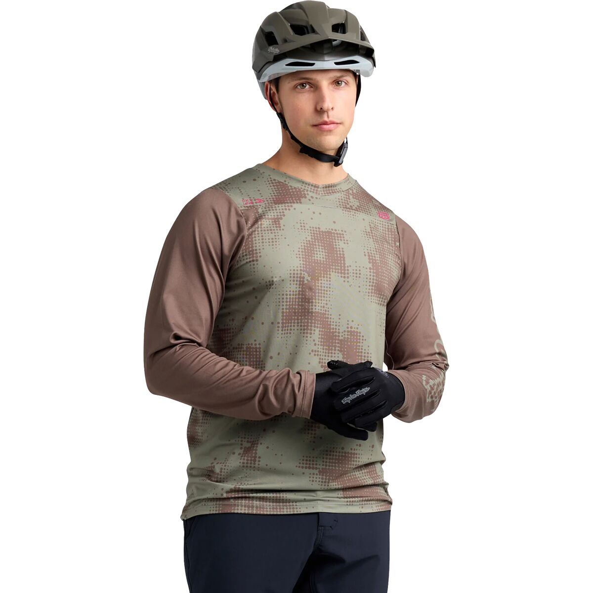 Image of Troy Lee Designs Skyline Chill Jersey - Men's Scattered Olive, XL