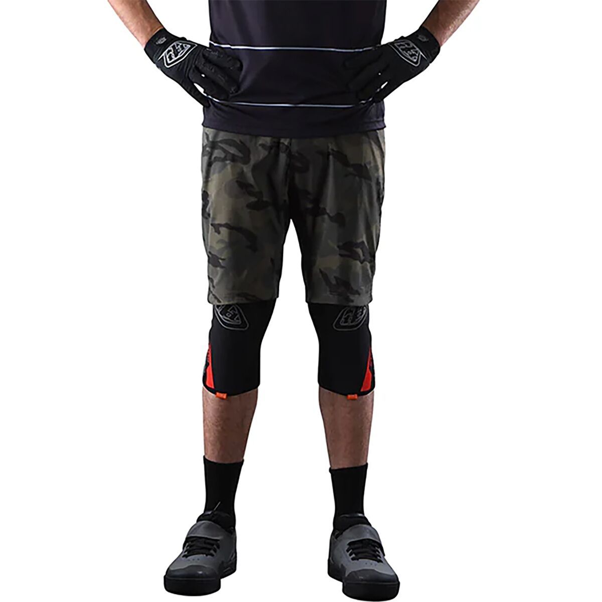 Troy Lee Designs Flowline Shifty Short Shell - Men's Spray Camo Military, 30