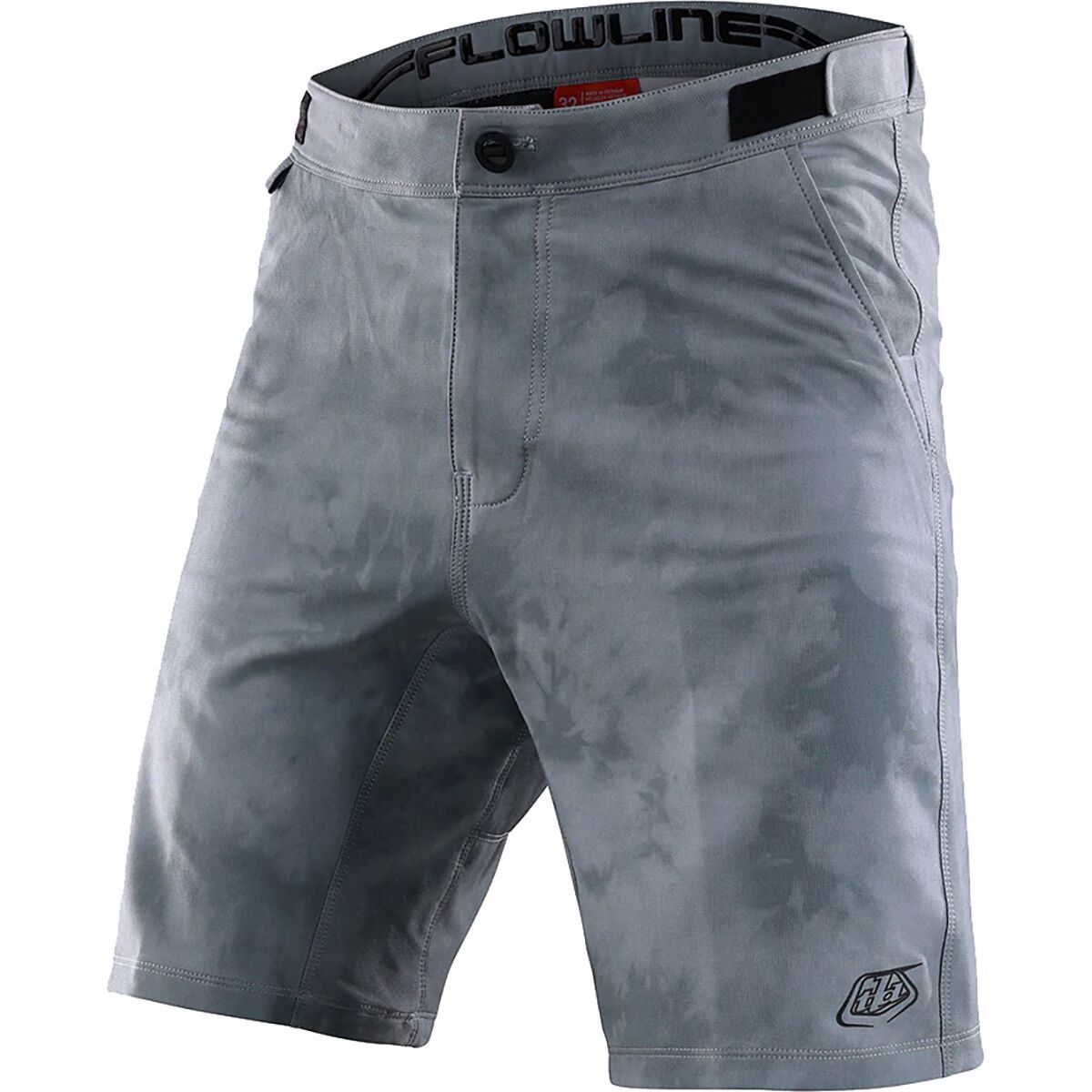 Troy Lee Designs Flowline Shifty Short Shell - Men's Washed Dye Charcoal, 32