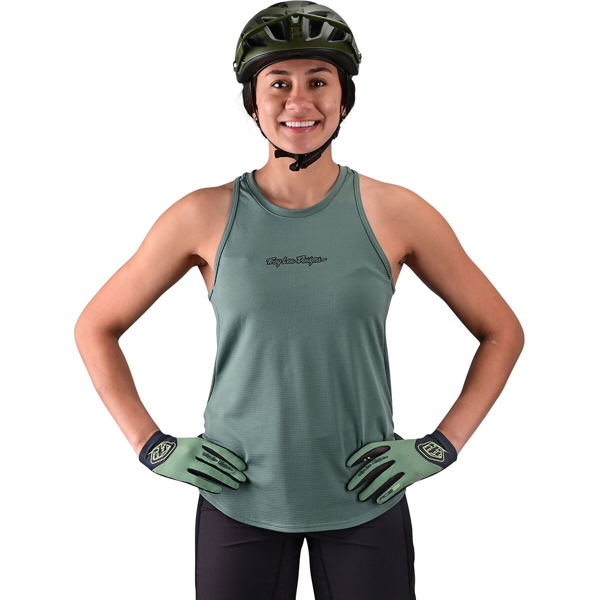 Troy Lee Designs Luxe Tank - Women's Steel Green, S