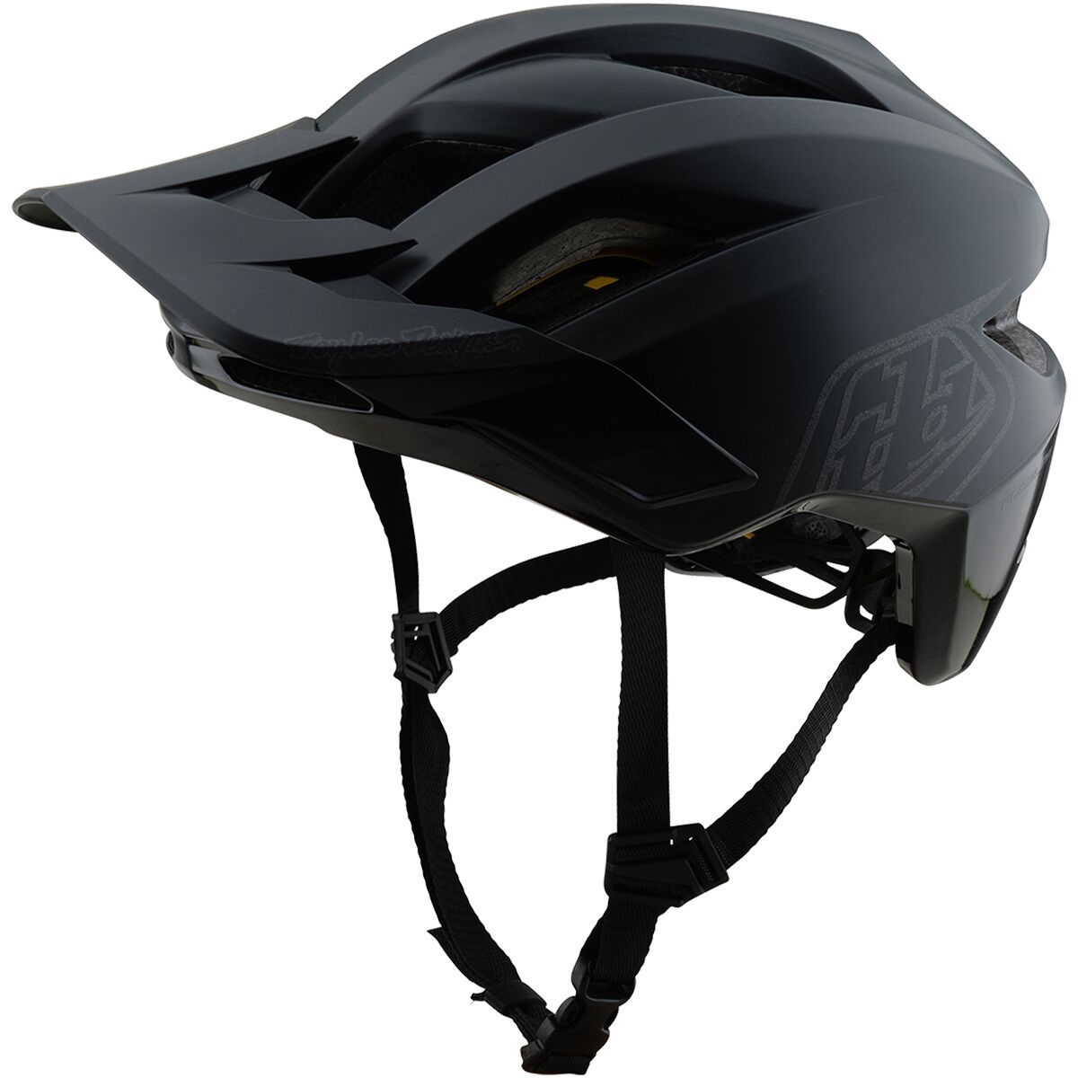 Image of Troy Lee Designs Flowline Helmet - Kids' Point Black/Charcoal, One Size