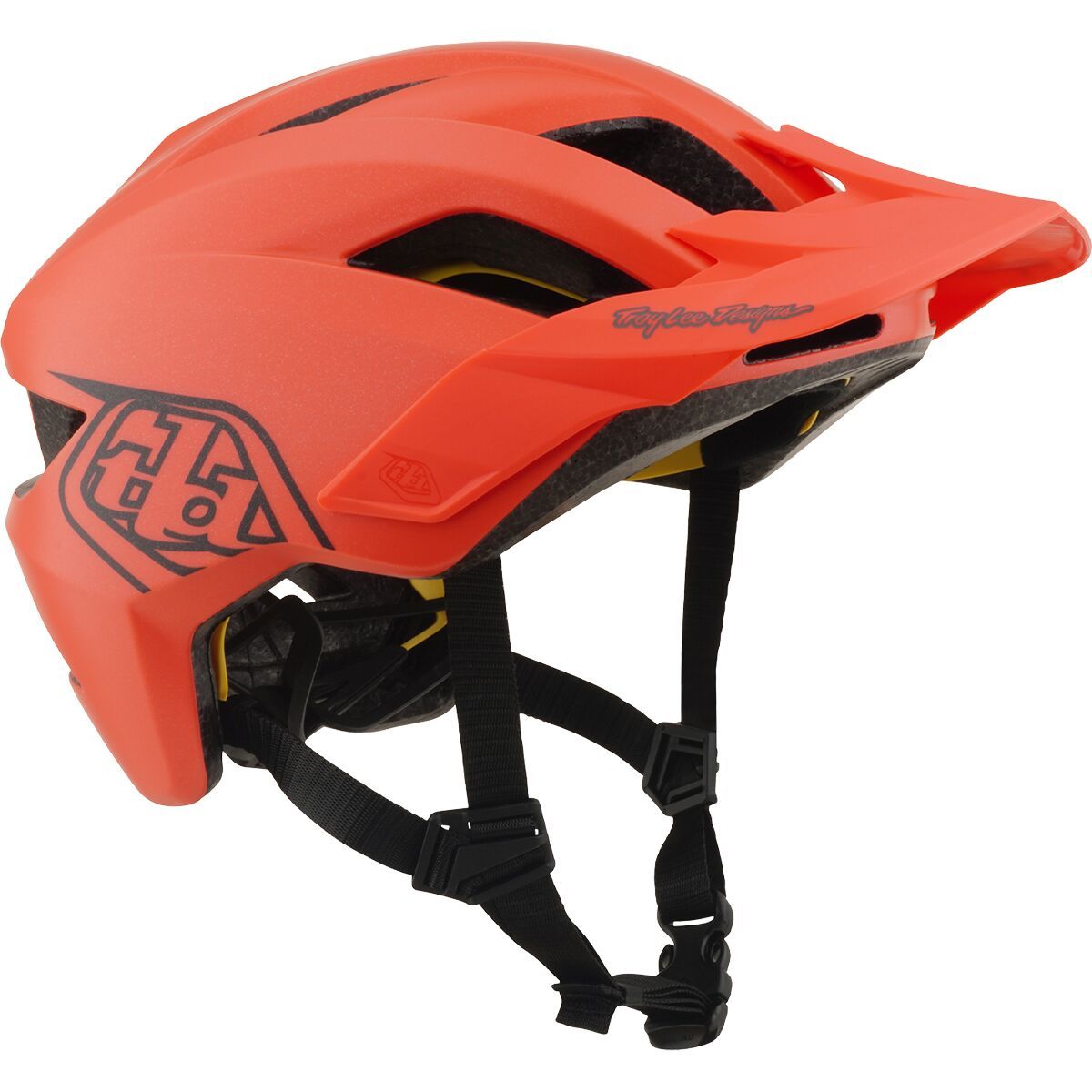 Image of Troy Lee Designs Flowline Helmet - Kids' Point Coral/Charcoal, One Size