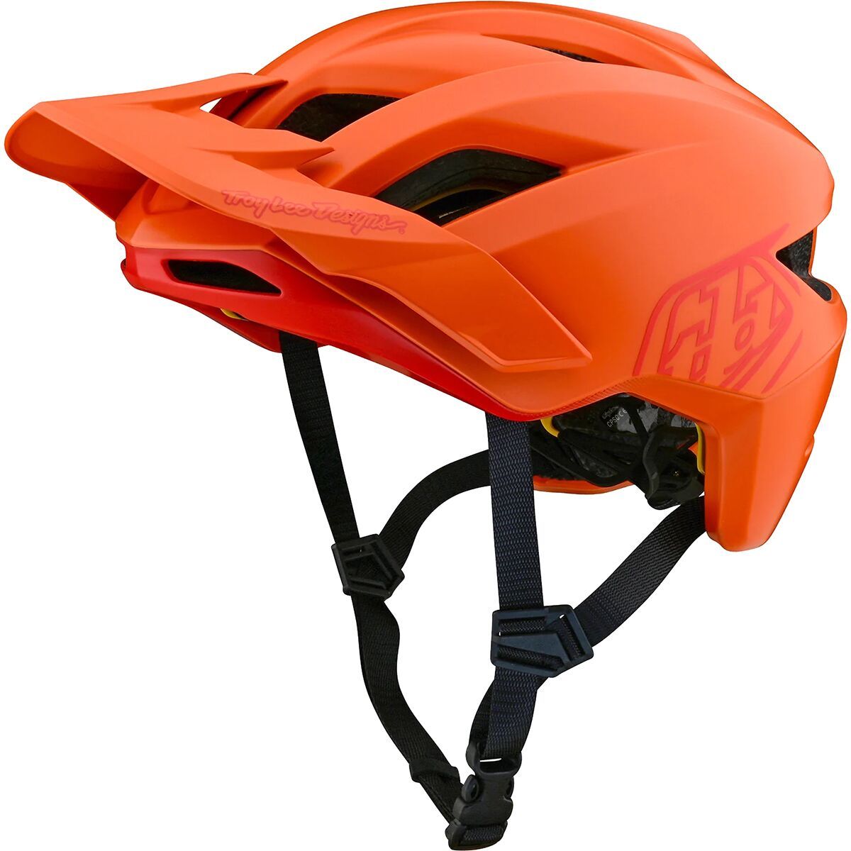 Troy Lee Designs Flowline Helmet - Kids' Point Mandarin, One Size