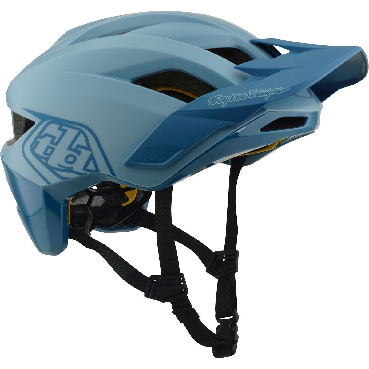 Image of Troy Lee Designs Flowline Mips Helmet Point Dawn Blue/Sapphire, M/L