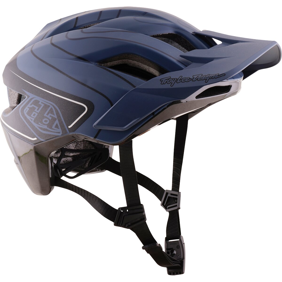 Image of Troy Lee Designs Flowline SE Mips Helmet Dipped Slate / Charcoal, M/L