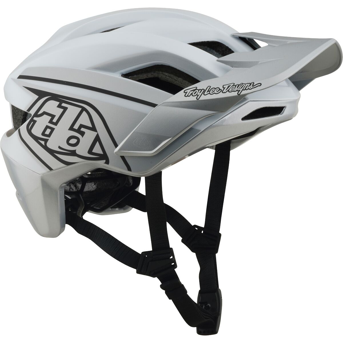 Image of Troy Lee Designs Flowline SE Mips Helmet Phantom White, M/L