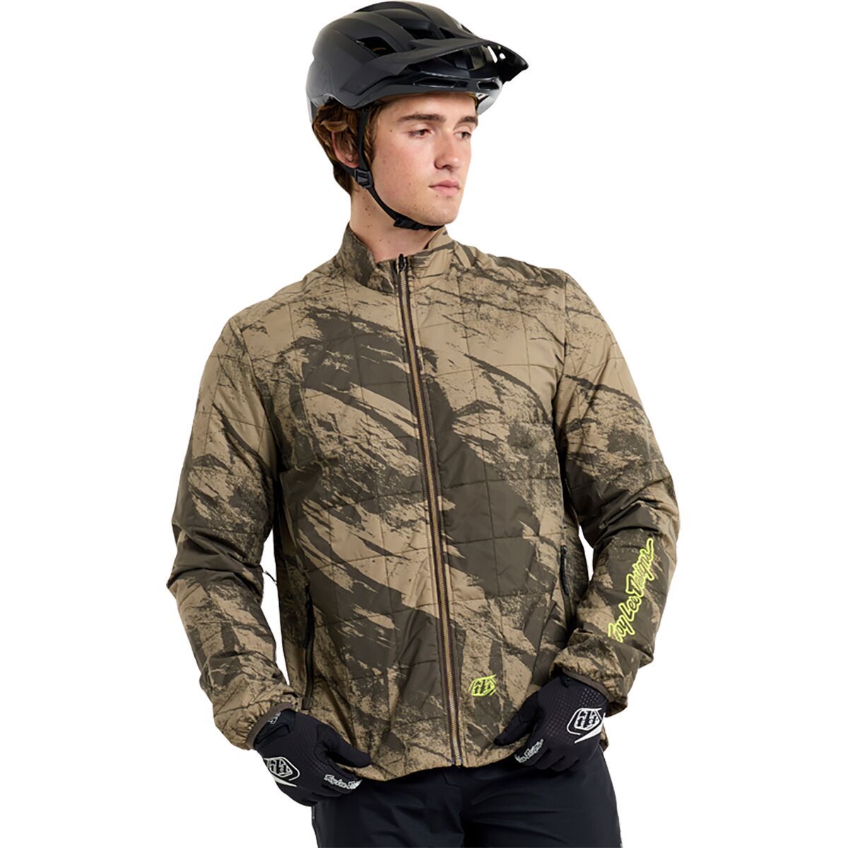 Image of Troy Lee Designs Crestline Jacket - Men's Rockslide Timber, L