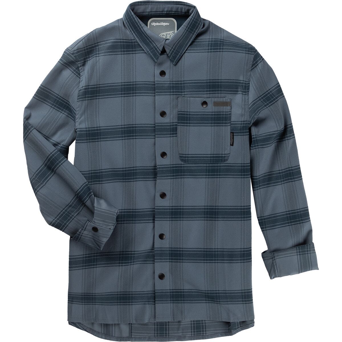 Troy Lee Designs Grind Flannel - Men's Blue Mirage, XXL